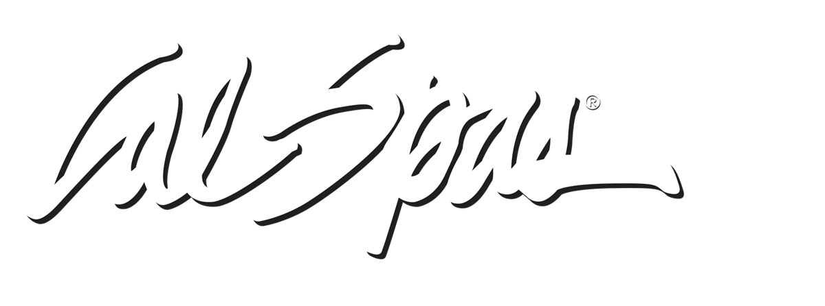 Calspas White logo hot tubs spas for sale Elpaso